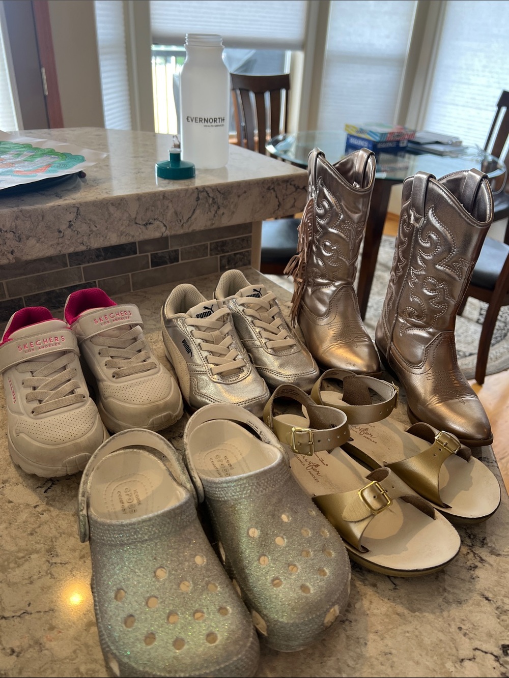 A bundle of shoes. Size 12. GUC